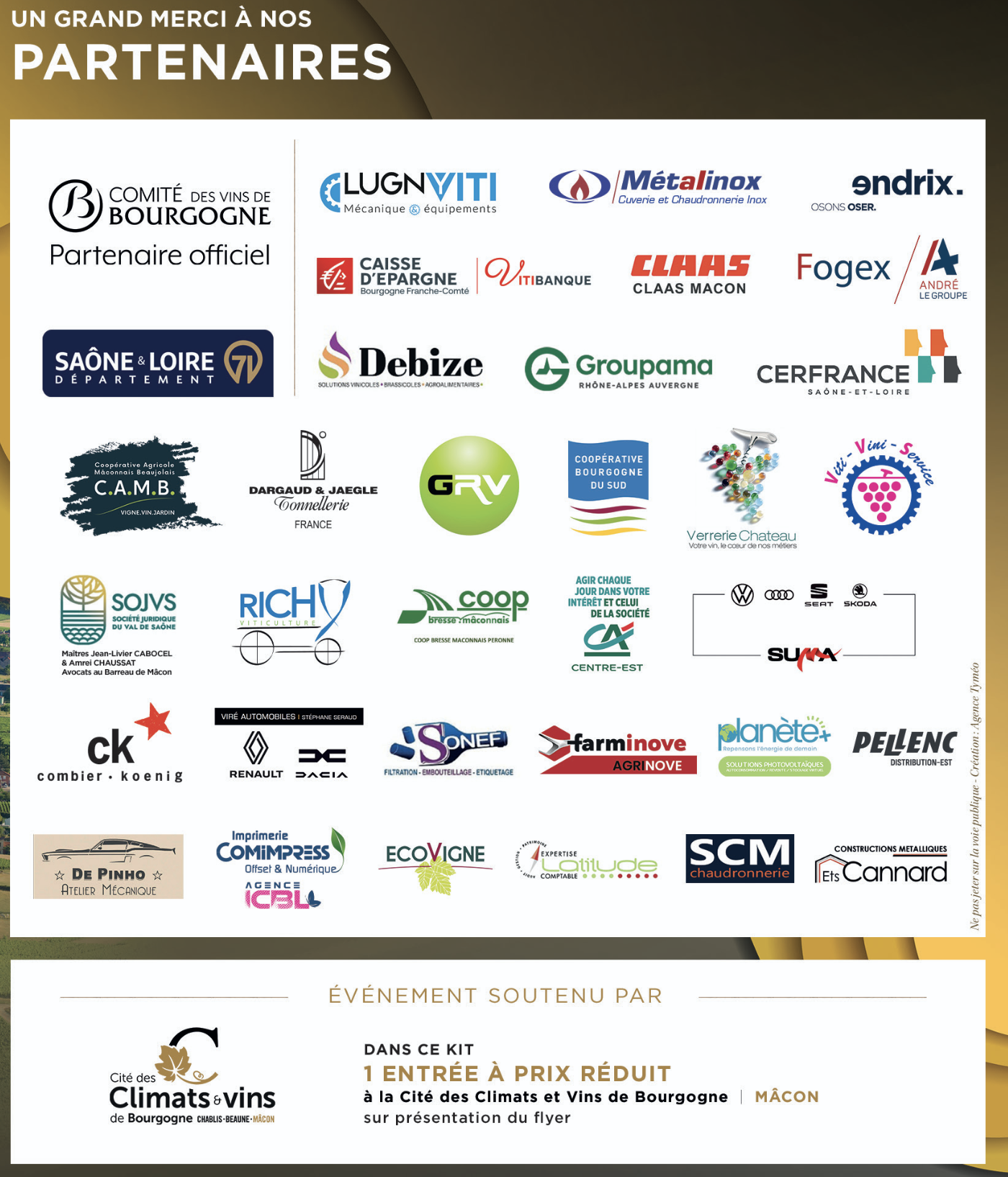 Nos partenaires – 25e Printemps